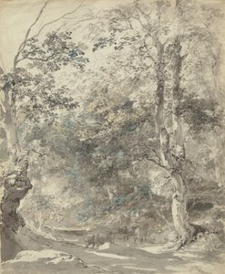 Wooded Landscape with Cows