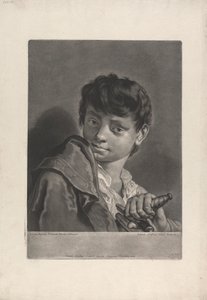 Portrait of a Boy with a Sword by Johann Gottfried Haid