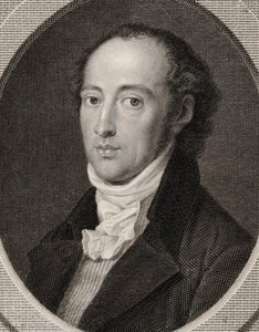 Portrait of the composer Johann Anton André 1775-1842, 1800 by Johann Heinrich Lips
