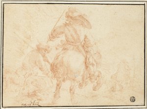 Soldiers on Horseback by Johann Heinrich Roos