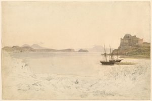 The Gulf of Pozzuoli by Johann Heinrich Schilbach