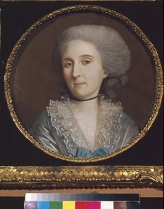 Portrait of Princess Natalia V. Saltykova (1737-1812) - Work by Johann Heinrich Schmidt (Pastel on Paper) by Johann Heinrich Schmidt