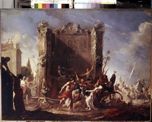 The Rape of the Sabine Women by Johann Heinrich Schonfeldt