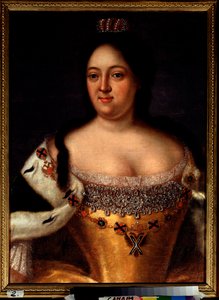 Portrait of Empress Anna I of Russia by Johann Heinrich Wedekind