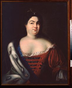 Portrait of the Empress Catherine I by Johann Heinrich Wedekind