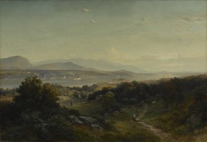 Landscape, Hyde Park, New York, 1859 by Johann Herman Carmiencke