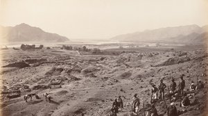 River Gorge above Lalpura looking towards Bassaule, c.1878 by Johann Hulsman