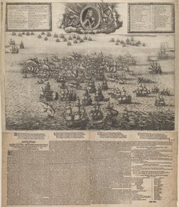The Battle of Køge Bay in July 1677