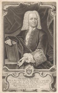 Portrait of Michael Alberti by Johann Jacob Haid
