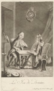 The Domino Game by Johann Jacobus Haid