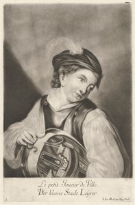 The Little City Player by Johann Jacobus Haid