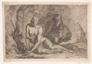 Venus Drawing Water with a Shell, Latona Drawing Water with a Shell