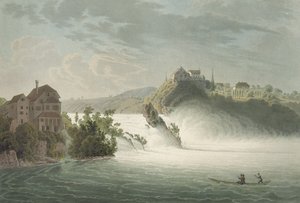 The Rhine Falls by Johann Jakob Wetzel