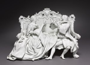 Crinoline Group: Musicians, c.1737