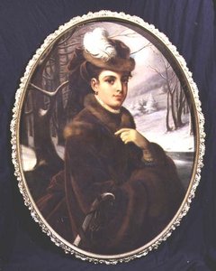 Portrait of an Elegant Austrian Lady by Johann Kurtweil