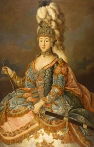 Portrait of Countess Anna Petrovna Sheremetyeva 1744-1768, 1769