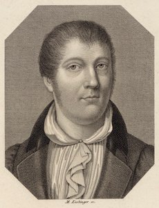 Portrait of the Violinist and Composer Louis Spohr by Johann Martin Esslinger