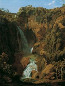 The Neptune Grotto (Waterfall at Tivoli) by Johann Martin von Rohden