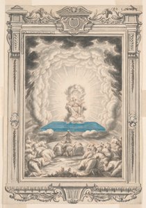 Study for God Appears to Moses and his Companions, Plate 171, Physica Sacra by Johann Melchior Füssli