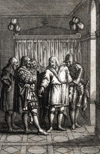 Emperor Rudolph I of Hapsburg decides on his last trip to Speyer by Johann Michael Mettenleiter