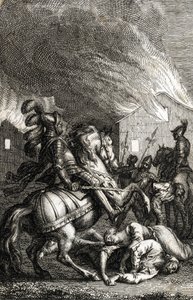 The Conquest of Thuringia by Emperor Adolphe of Nassau by Johann Michael Mettenleiter