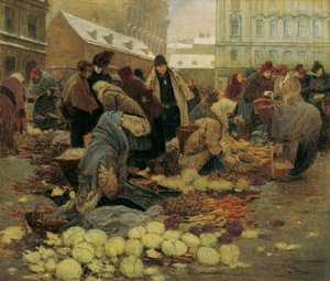 Croatian Market on the Heath in Vienna