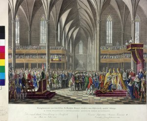 Imperial Coronation 1792 by Johann Nepomuk Hoechle