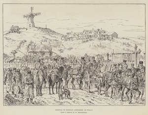 Arrival of Russian Artillery at Wilna by Johann Nepomuk Schonberg