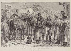 Stopping the Transport of Horses at Novoselitza, on the Russian Frontier