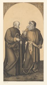 Saint Joseph and Joachim by Johann Nepomuk Strixner