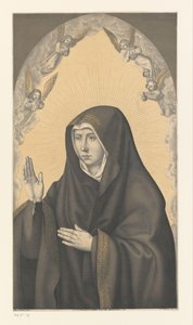 Mary as Mater Dolorosa (series title: Works from the Collection of the Boisserée Brothers) by Johann Nepomuk Strixner