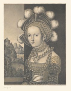 Portrait of an Unknown Young Woman by Johann Nepomuk Strixner