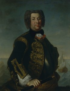 Portrait of Counter Admiral Vasily Afanasievich Dmitriev-Mamonov, 1735