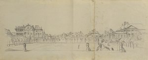 Josefstadt Glacis with Palais Trautson by Johann Peter Krafft