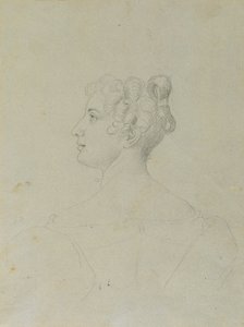 Female Portrait Study by Johann Peter Krafft