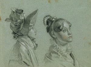 Two Female Studies for 