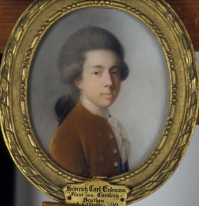 Heinrich Carl Erdmann, Fuerst von Carolath-Beuthen by Johann Philipp Bach