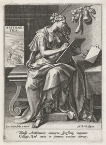 Arithmetic (The Seven Liberal Arts) by Johann Sadeler (I)