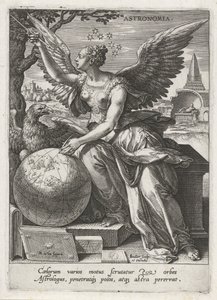 Astronomy (The Seven Liberal Arts) by Johann Sadeler (I)