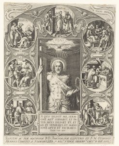 Christ and the Works of Mercy by Johann Sadeler (I)