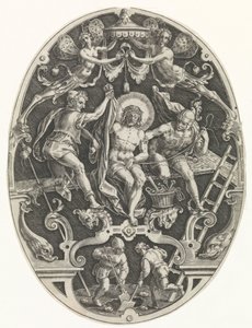 Christ Disrobed by the Soldiers by Johann Sadeler (I)