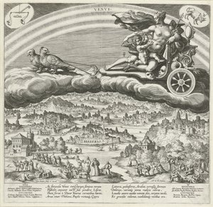 The Planet Venus and Its Influence on the World, The Seven Planets (series title), Planetarum Effectus et Eorum in Signis Zodiaci (series title) by Johann Sadeler (I)