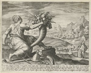Europe (The Four Continents) by Johann Sadeler (I)