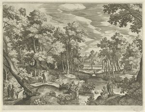 Landscape with the Baptism of Christ (Landscapes with Scenes from the Old and New Testament)
