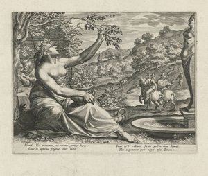 Spring (The Four Seasons) by Johann Sadeler (I)