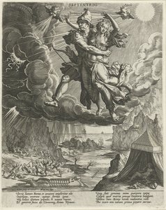 North Wind (The Four Winds) by Johann Sadeler (I)