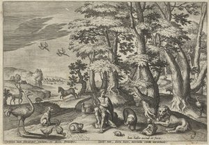 Orpheus Playing Music for the Animals (Landscapes with Mythological Scenes)