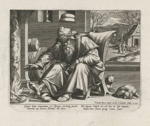 Winter (The Four Seasons) by Johann Sadeler (I)