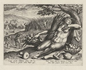 Summer (The Four Seasons) by Johann Sadeler (I)