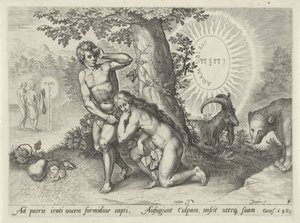 Fall of Man (series title) by Johann Sadeler (I)